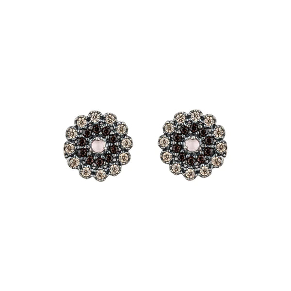 Pendientes flor ojo de gato