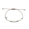 Pulsera de plata con calcedonia