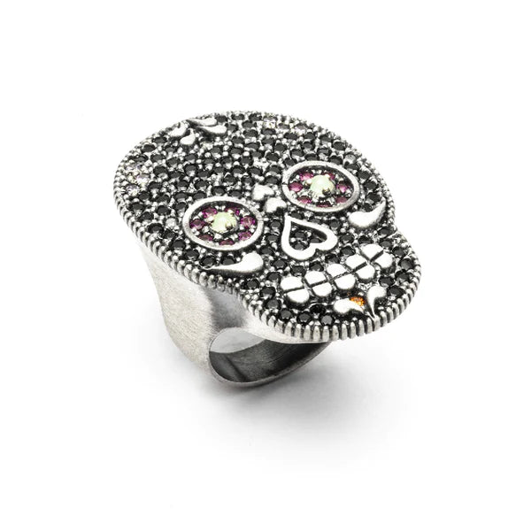 Anillo calavera grande