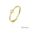 Anillo oro amarillo con brillante de 0,05ct