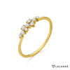 Anillo oro amarillo 18kt cascada brillantes
