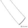 Colgante oro blanco 18kt barrita con brillantes