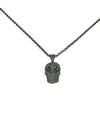 Colgante plata calavera y oro